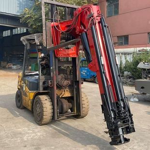 小型叉车折臂吊工地起重吊设备伸缩液压臂叉吊车一体机机器