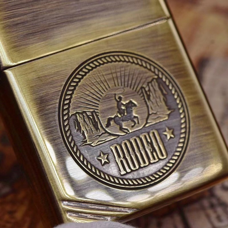 1937切角精雕复古西部牛仔