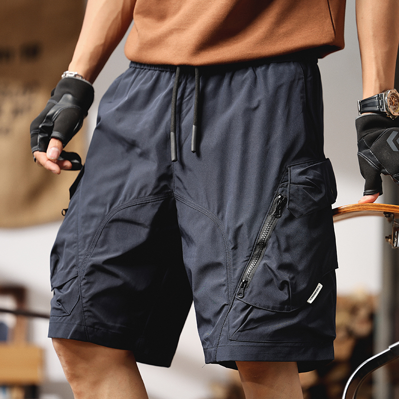 潮掌柜夏季新款美式复古工装短裤