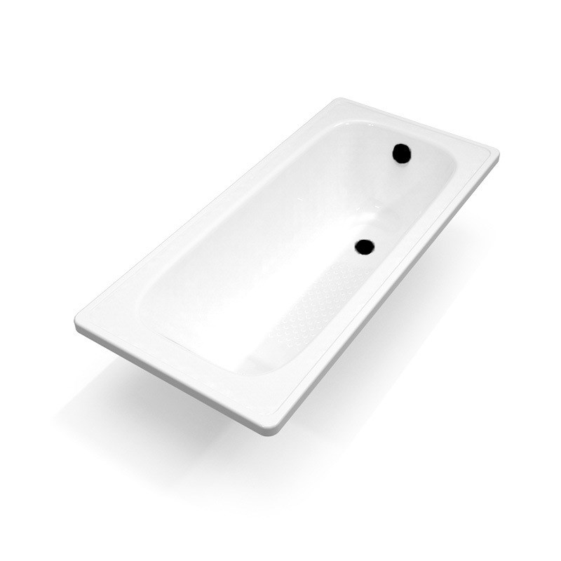 卫生间单人钢板陶瓷搪瓷嵌入式迷你浴缸家用小户型成人1.2m贝格莱