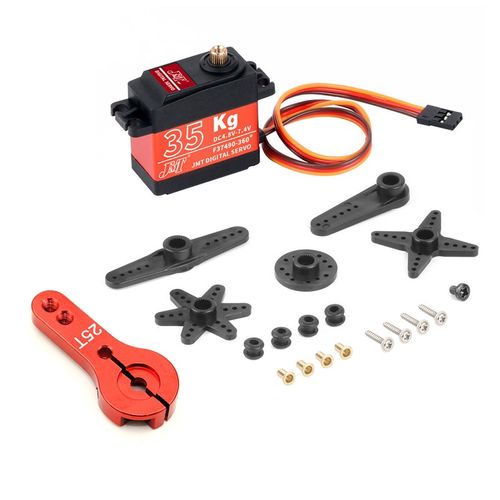 35KG数字伺服舵机大扭力 金属壳舵机 航模车模舵机 智能机器手臂