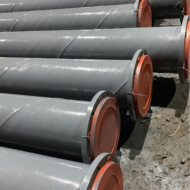 厂家供应衬塑管道复合管衬四氟管道衬pe管件模压PTFE管道