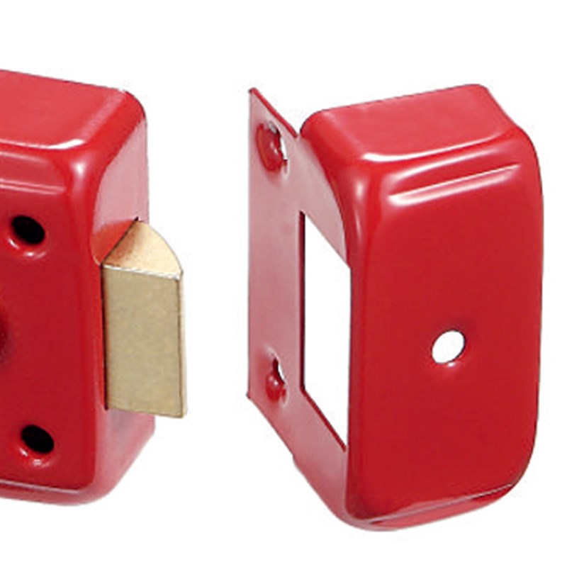 三力708老式牛头锁室内卧室防盗木门铁通用型大门锁机械外装门锁