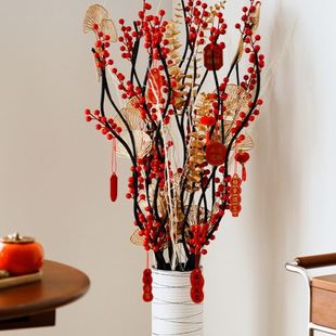 饰品摆件客厅花福桶龙年过年场景挂饰布置用品 2025新年春节装