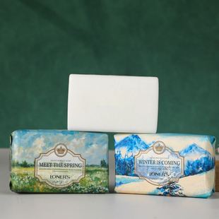 伴手礼皂香氛皂浪漫自然香氛研磨皂沐浴洁面皂手工香皂 欧蝶泉四季