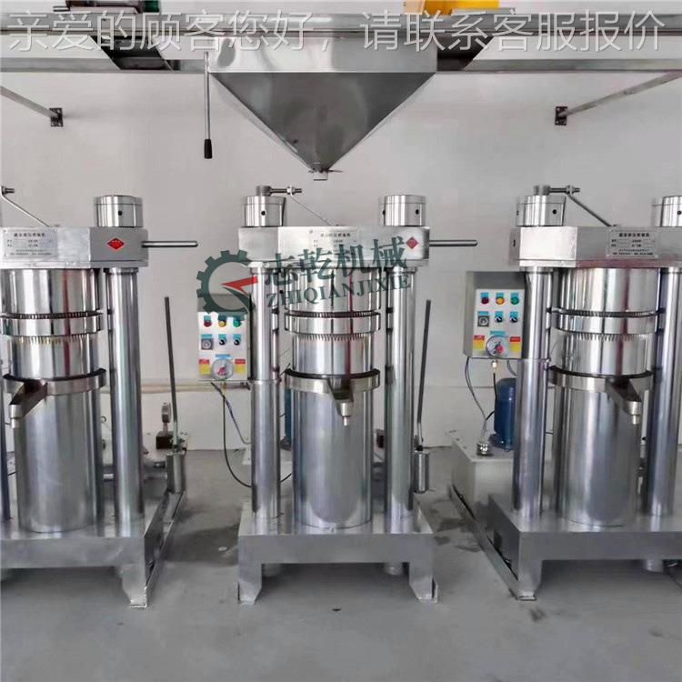 壳桃榨油核带机麻 立式液压植物压油机 JPH芝香油机 加工胡麻油机