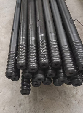 钢厂R28R32高炉钻杆螺纹连接钎杆R38T38高炉开口钻杆