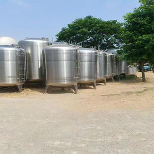 不锈钢304密封白酒储罐 二手卧式储液罐 食品级20立方立式发酵罐