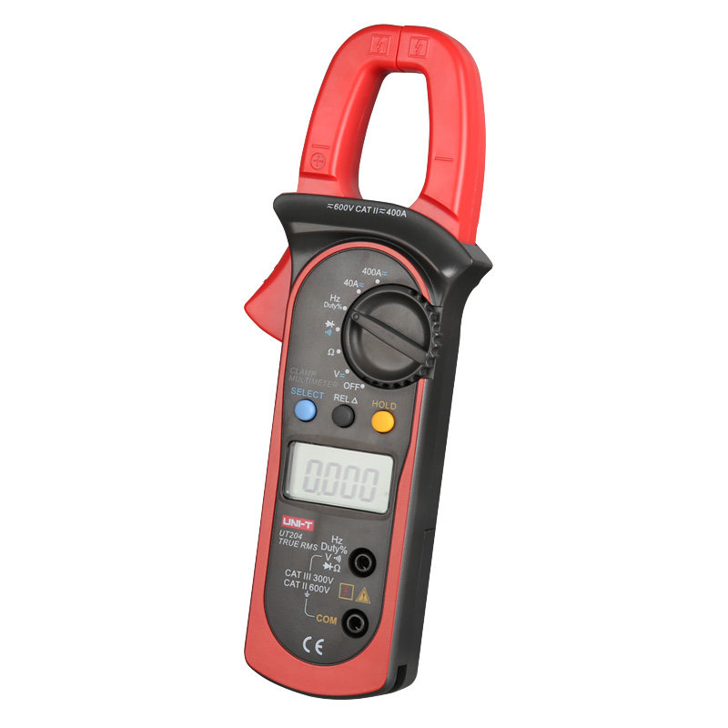 优利德UT22交直流数字钳形表钳型万用表防烧误测数显电流表