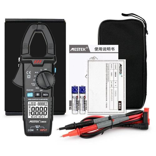 新品CM83B数字钳表万用表高精度钳形表电工维修电流表数显电容q.