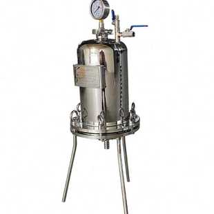 压滤培养基抽滤实验室过滤器 不锈钢正压过滤器1L5L10L滤纸平板式