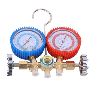 空调检修表3CFM R410冷媒表组 铜阀体汽车加氟表R12 R22