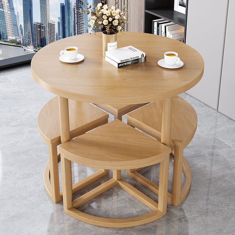 简约接待洽谈桌椅组合商场店铺会客桌小户型休闲小圆桌办公桌