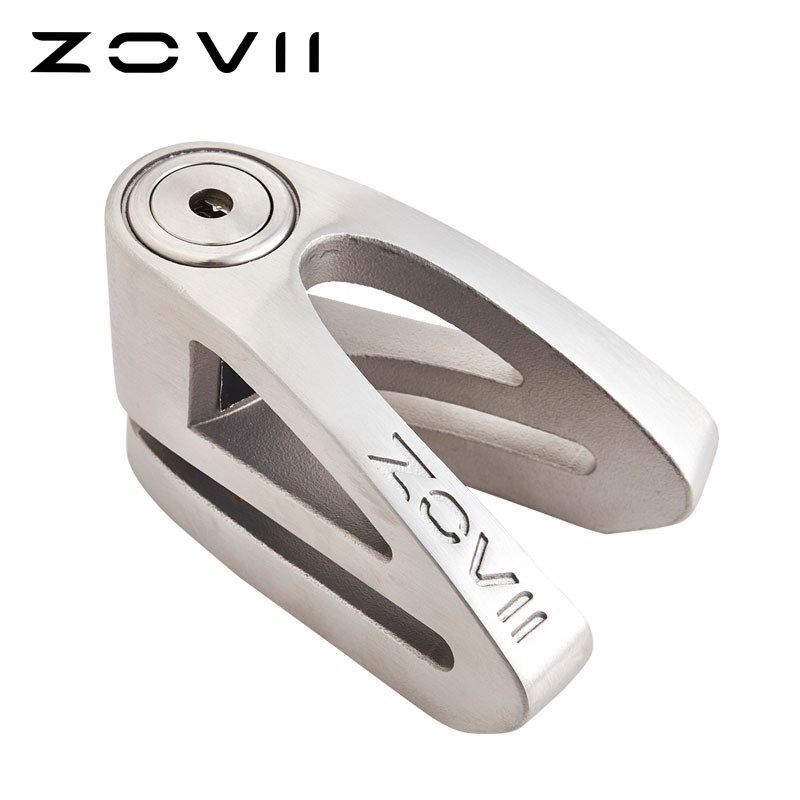 ZOVII ZV14机车碟刹锁不锈钢防盗锁摩托车锁抗剪防撬抗砸