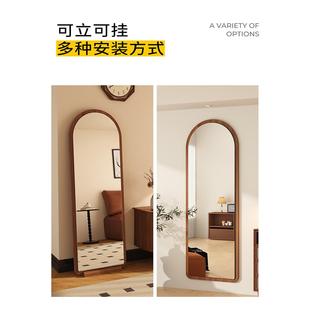 中古全身镜落地镜家用轻奢高级镜子挂墙穿衣镜女生卧室简约试衣镜