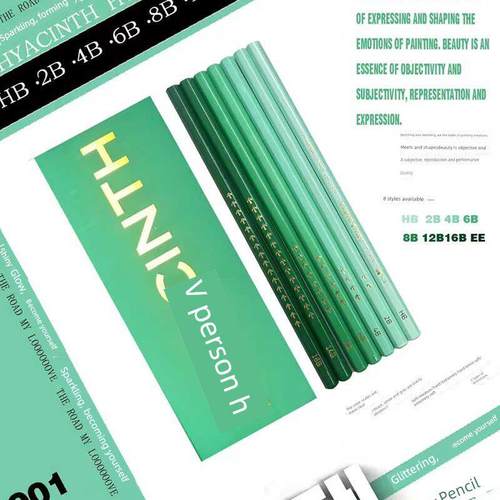 悦生速写哑光考试铅笔套装14B16B联考绘画软碳笔无反光碳铅