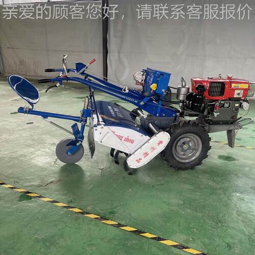柴油动力耕-作946151型电启2动冷凝机手扶拖拉机152HP手扶式拖拉