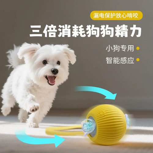 自动遛狗球狗狗玩具自嗨解闷神器