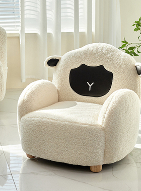 网红可爱小羊沙发客厅装饰落地摆件卧室卡通儿童乔迁新.居搬家礼