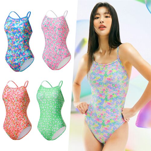 2024新品韩国senti泳衣竞速三角E训练比赛竞技连体泳衣竞技泳衣女