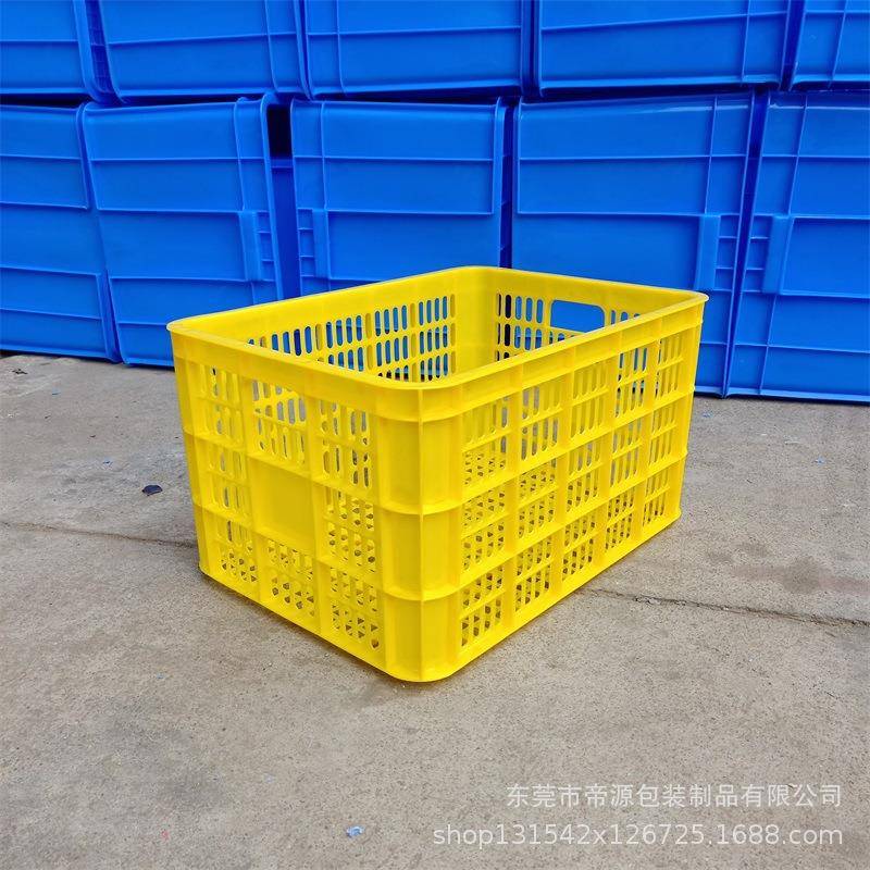 生产砂糖橘塑料周转箩20斤0斤长方形塑料筐495*50*265塑胶箱