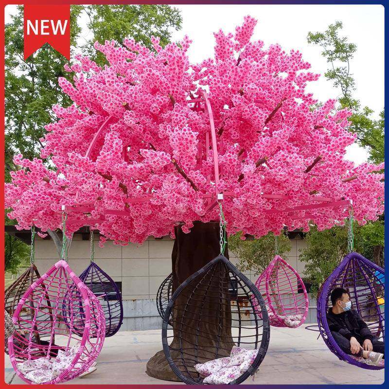 景区网红樱花树无动力大型吊篮多人旋转座椅公园吊椅秋千许愿树厂,搬运/仓储/物流设备,其他起重搬运设备,淘宝优惠券,粉丝福利购,淘宝优惠卷