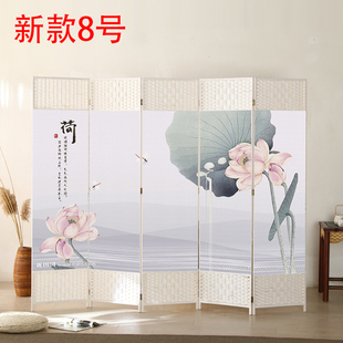 实木折屏玄关墙办公室新品 屏风隔断客厅家用卧室移动折叠简约中式