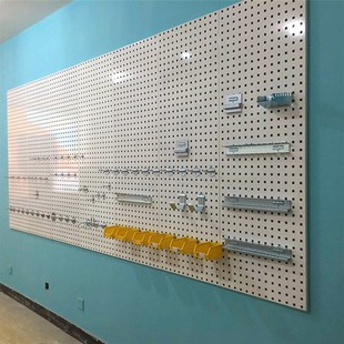 洞洞板货架工具墙五金工具挂板方孔板挂钩墙面展示架收纳置物架