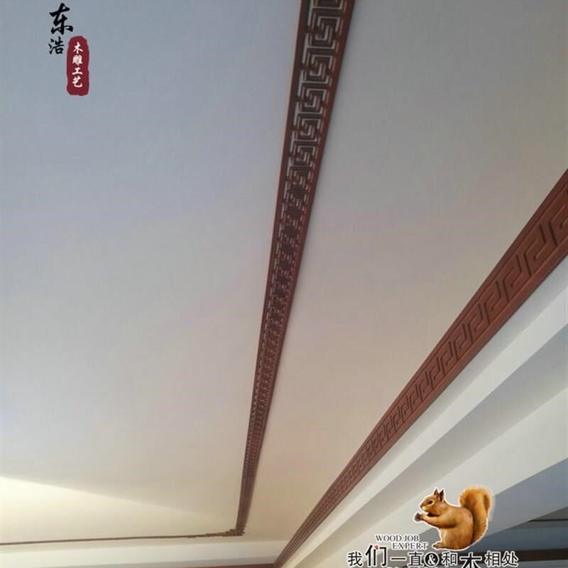 现货速发可批实木线条装饰木线y条级榉木中式装修回纹.木线条吊顶