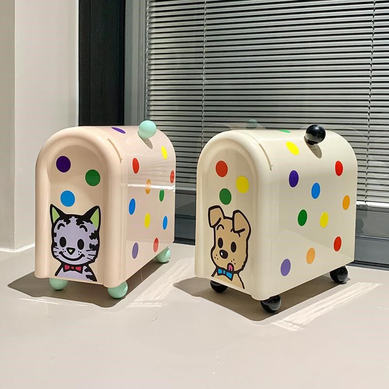 可爱桌面收纳盒带盖抽p屉式学生宿舍口红化妆品收纳首饰整理置物
