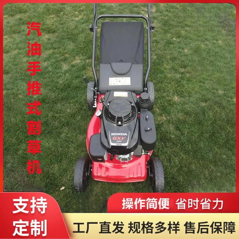 工厂直供手推草坪机 四s冲程汽油公园剪草机 小区绿化草坪割草机