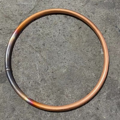 铜圆环定制圆圈弯圆零件加工圆形螺旋圈盘管弯管R铜管不锈钢铁管