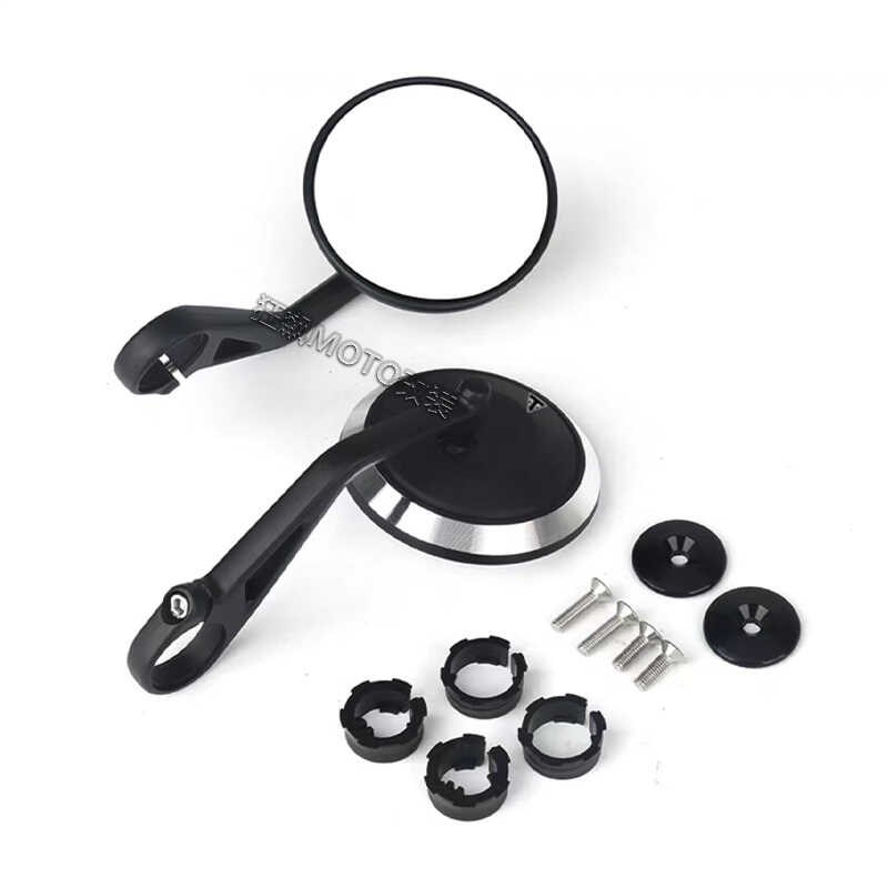 适用凯旋660 765R/RS改装手把后视镜1200RR/S车把镜防炫目反光镜