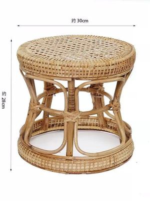云南手工编织矮凳子圆凳换鞋凳