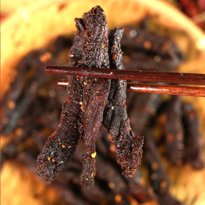 云南德宏特产傣味火烧黄牛干巴麻辣五香手撕牛肉干巴即食零食