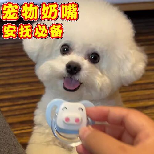 狗狗专用安抚奶嘴宠物玩具小狗磨牙解闷幼犬比熊仿生奶嘴新生睡觉