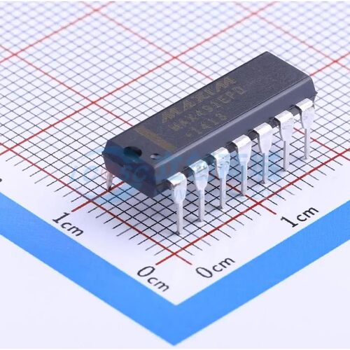 RS-485/RS-422芯片 MAX491EPD+ DIP-14 收发器