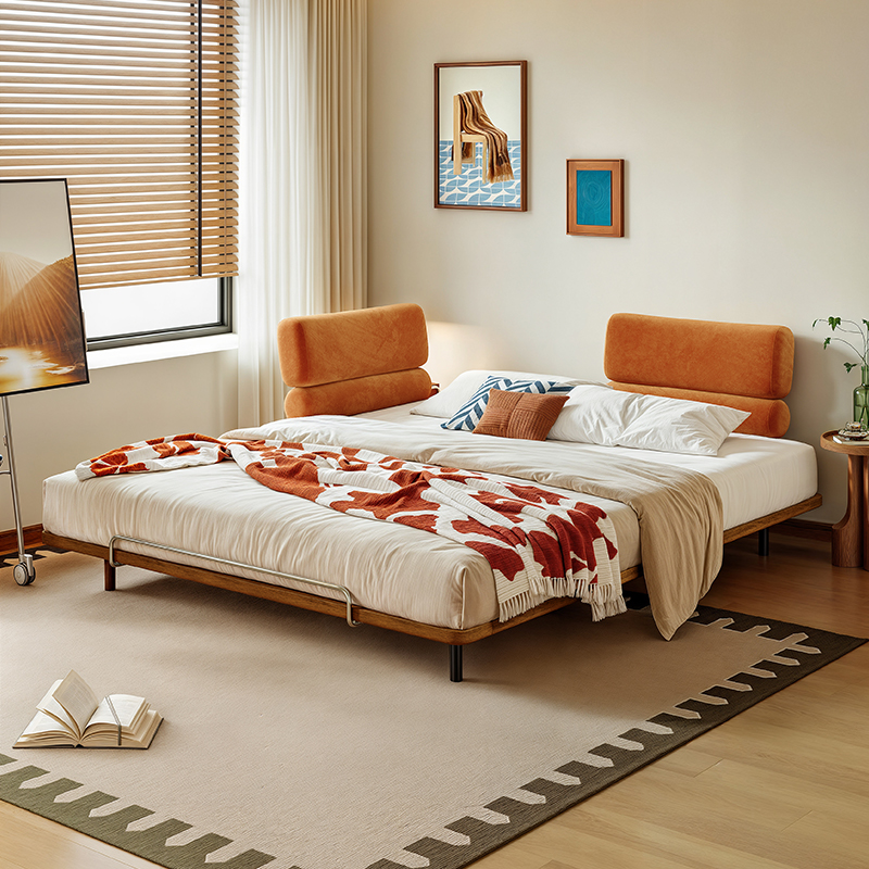 儿童护栏床小户型省空间齐边床