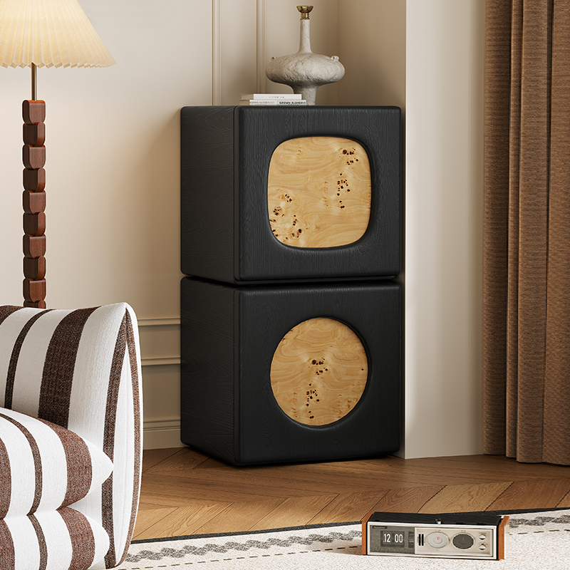 法式复古风实木斗柜2025款储物柜