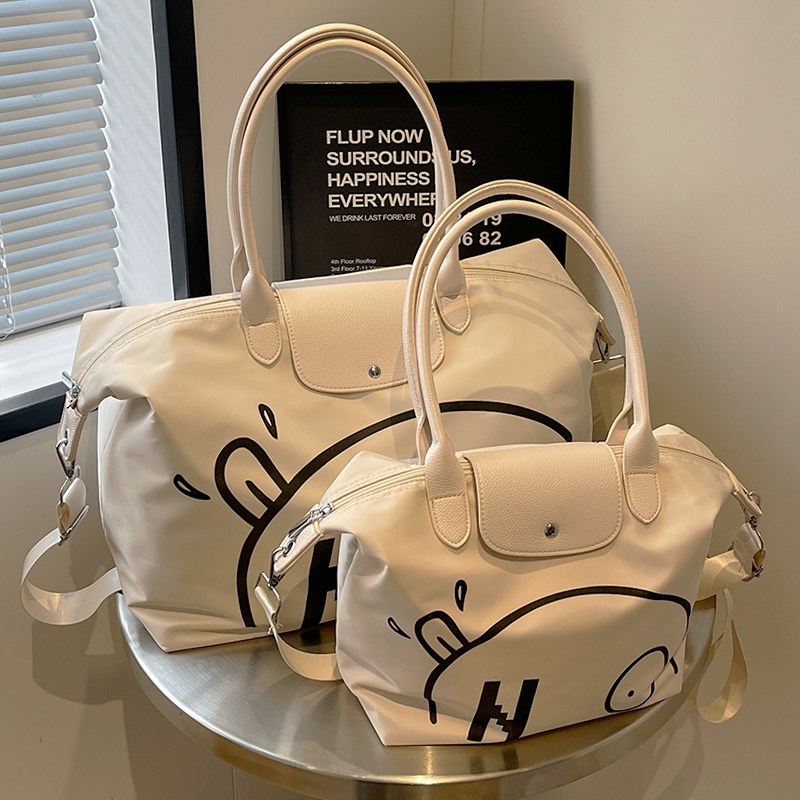 短途出差大容量通勤旅行包小型轻便收纳旅游行李包单肩.运动健身