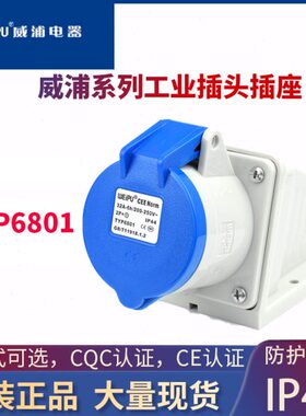 空688P6连接器 T23威浦航0A 18暗装32 68工业插头防水明装Y1移动