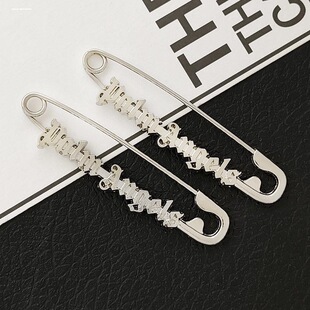 收腰别针扣固定裙子收腰裤子防走光英文胸针卡扣裤腰改小神器胸针