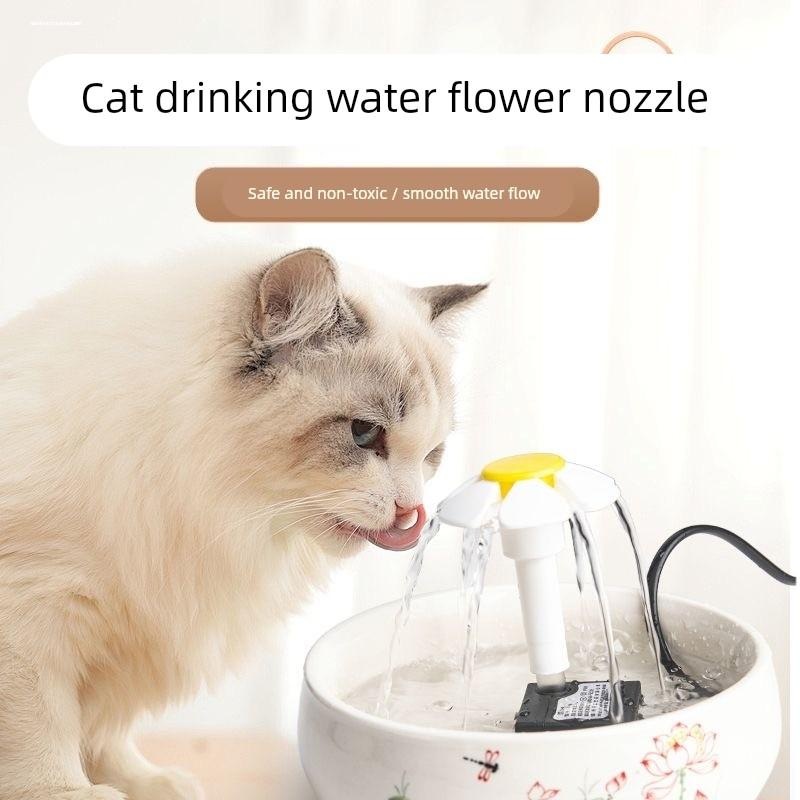 水泵鱼缸鱼池假山迷你循环泵猫咪