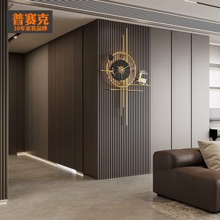 挂墙网红时钟 2024新款 家用装 饰挂钟创意钟表个性 客厅北欧现代时尚