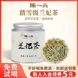 陈一元踏雪级兰妃茶浓香型黄茶嫩芽早春明前自己喝散茶