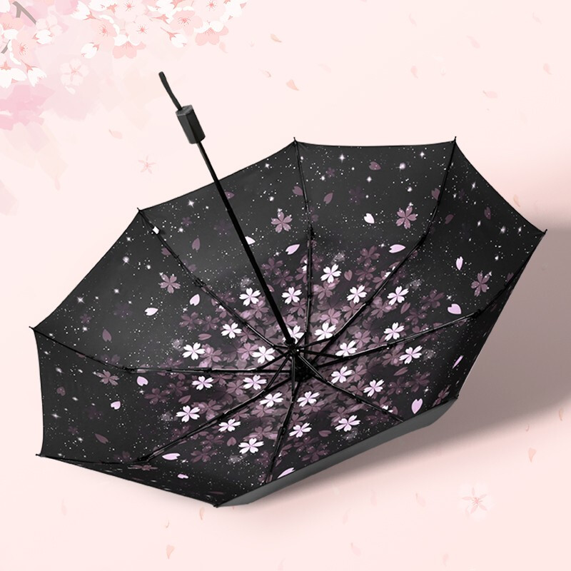 Cmon太阳伞女小巧p便携防晒紫外线遮阳伞折叠晴雨伞两用超轻五折