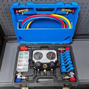 坤泰汽车空调加氟表R134a雪种冷媒加注表R1234YF加氟专用冷媒接头