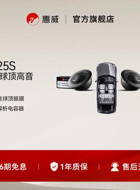 Swan惠威CT25S车载25mm丝膜球顶高音扬声器喇叭单元无损改装音响