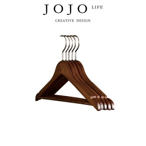 JOJOS L. PD.effulgent.实木衣架家用挂衣防滑无痕衣柜卧室空明