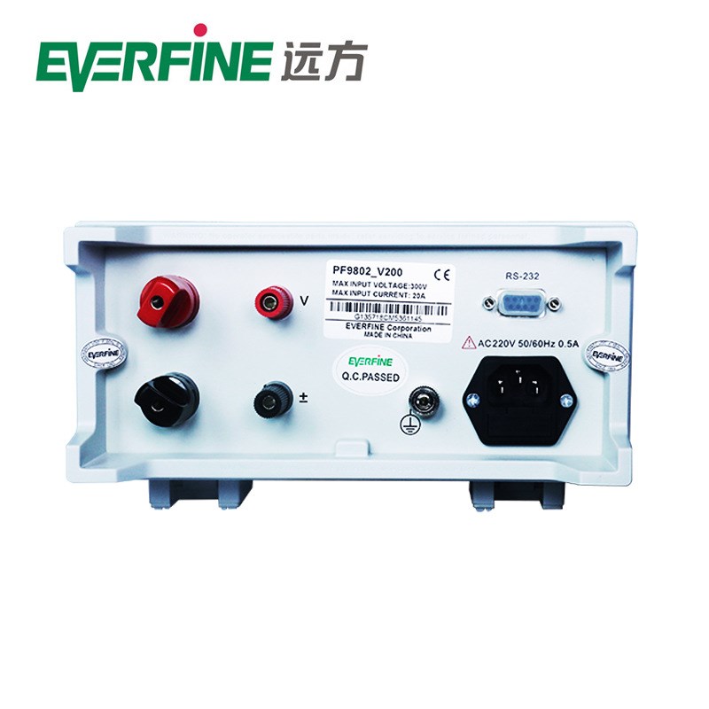 Everfine/远方功率计PF9802智能电量测试仪交直流电参数测量仪